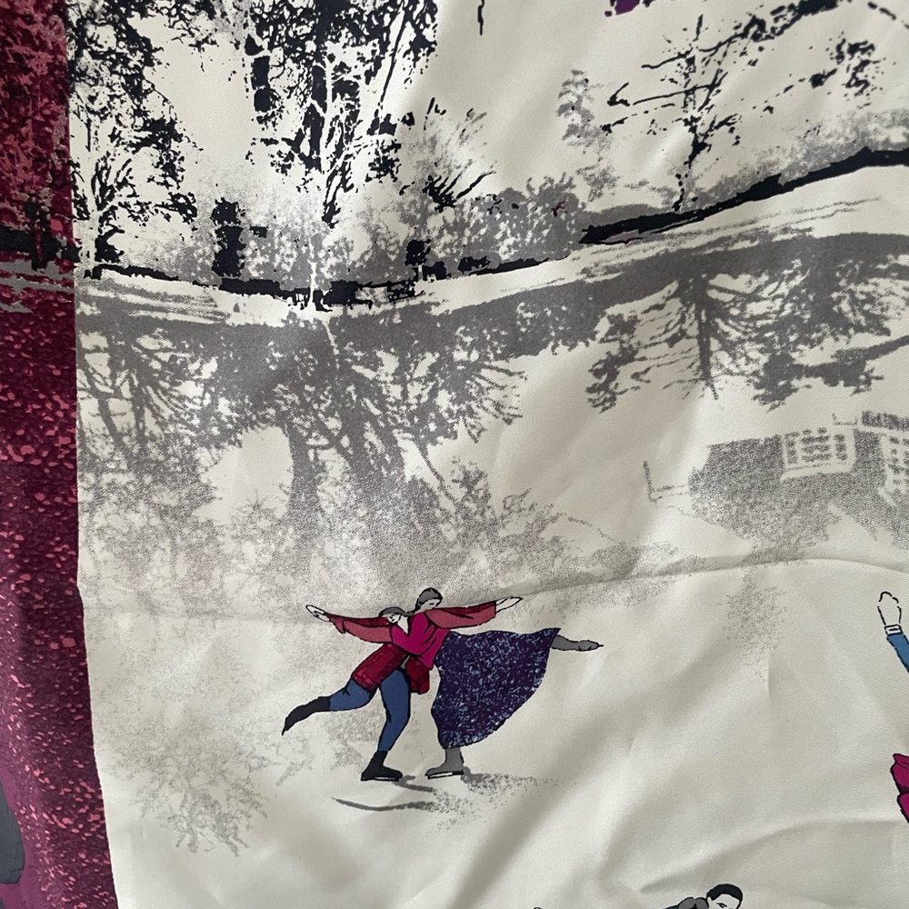 Talbots Multicolor Equestrian Scarf - Picture 8 of 10